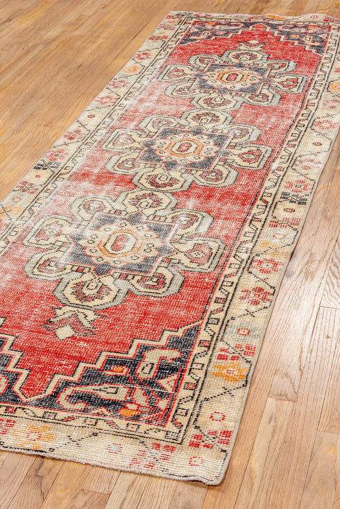 Vintage Oushak Runner Rug (2' x 8')